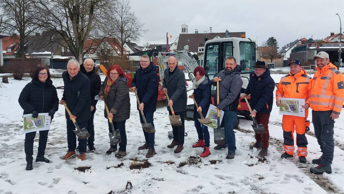 Bild Spatenstich Inklusionsspielplatz