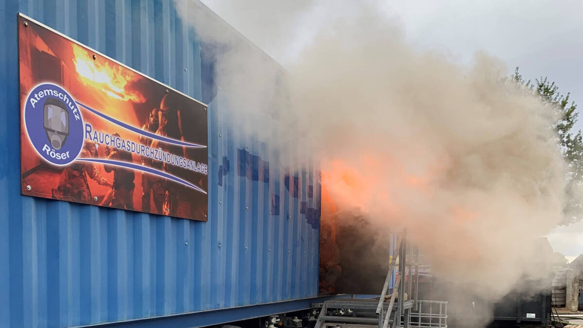 Bild Atemschutzheißausbildung 2024 Container